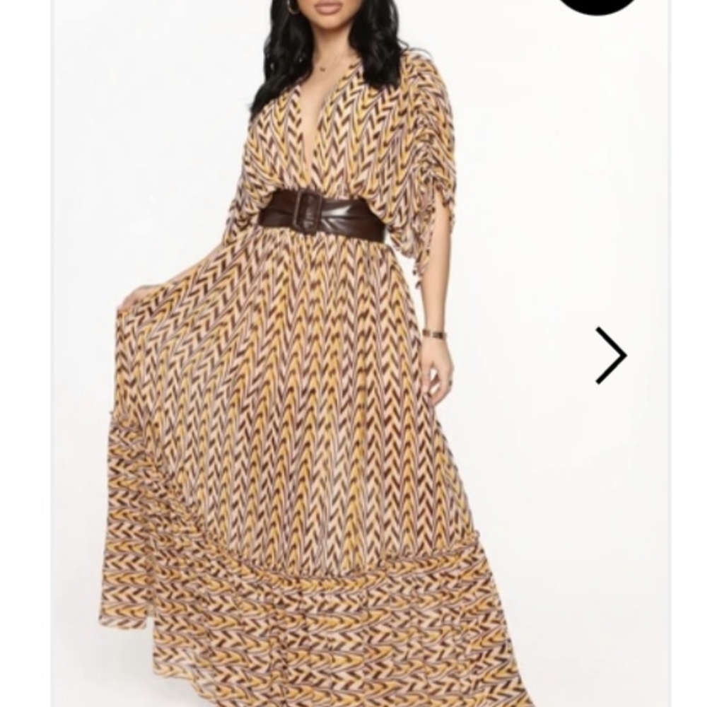 Fashion Nova Breaking Free Maxi Dress NWT